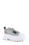 Palladium Revolt Lo Tx Platform Sneaker In String