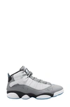 Nike Jordan Men's Air 6 Rings Basketball Shoes In Black/black/white