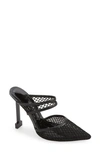 Jessica Rich Ysabelle Fishnet Pointed Toe Pump In Black