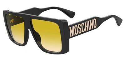 Pre-owned Moschino Sunglasses Mos119 / S 807/06 Black Yellow Woman