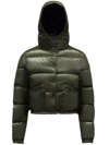 MONCLER GREEN BARDANETTE SHORT DOWN JACKET