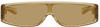 FLATLIST EYEWEAR SSENSE EXCLUSIVE BEIGE SLICE SUNGLASSES