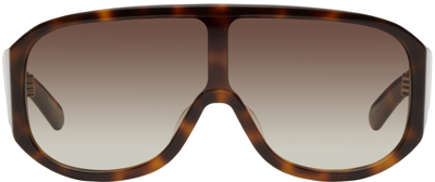 Flatlist Eyewear Tortoiseshell John Jovino Sunglasses In Tortoise / Brown Gra