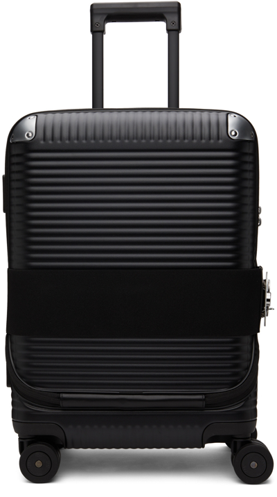 Fpm Milano Black Bank Zip Suitcase In 918 Licorice Black