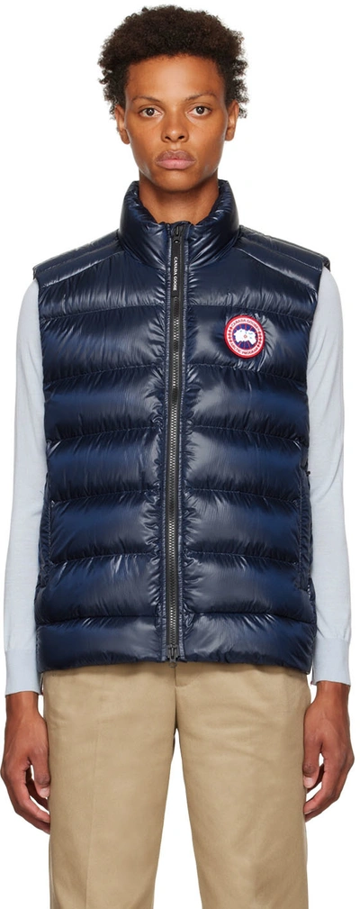 Canada Goose Crofton Waistcoat In Blue