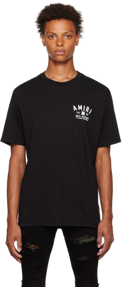 Amiri Logo-print Short-sleeve T-shirt In Black