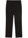 Dolce & Gabbana Straight-leg Trousers In Black
