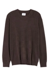 Nn07 Danny 6429 Rib Sweater In Dark Wine
