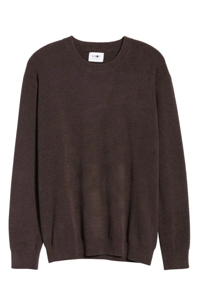 Nn07 Danny 6429 Rib Sweater In Dark Wine