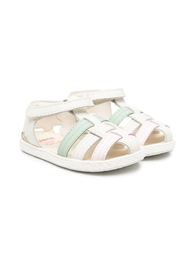 Camper Babies' Miko Caged Touch-strap Sandals In White