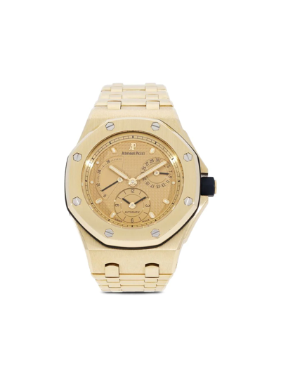 Pre-owned Audemars Piguet 2002  Royal Oak Offshore 38mm In Gold