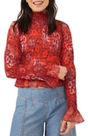 Free People Hello There Top In Red