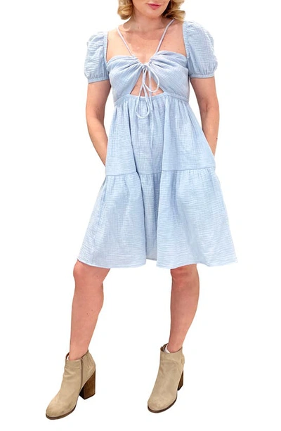 EMILIA GEORGE EMILIA GEORGE AMELIA TIERED MINIDRESS