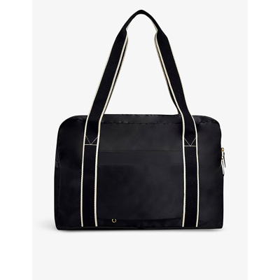 Paravel Fold-up Recycled-nylon Duffle Bag In Black