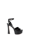 Michael Kors `jenson` Platform Sandals In Nero