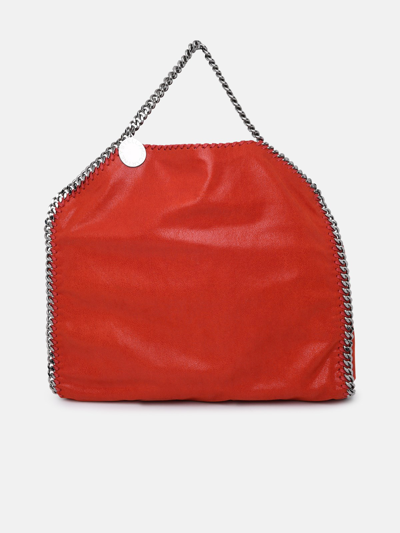 Stella Mccartney Recycled Polyester Falabella Bag In Red