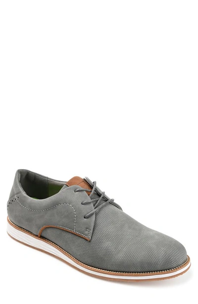 Vance Co. Men's Blaine Embossed Casual Dress Shoes In Grey