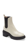 Stuart Weitzman Norah Elasticated Side-panel Boots In Oat