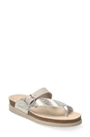 Mephisto Helen Mix Sandal In Fog Zebra Leather