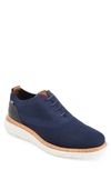 Vance Co. Men's Lamont Knit Casual Dress Shoes In Navy