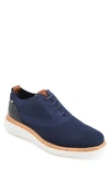 Vance Co. Men's Lamont Knit Casual Dress Shoes In Blue