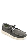 Vance Co. Moore Mens Slip-on Memory Foam Loafers In Charcoal