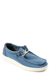 Vance Co. Men's Moore Casual Slip-on Sneakers In Blue