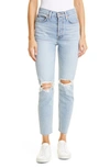 RE/DONE ORIGINALS HIGH WAIST CROP JEANS