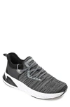 Vance Co. Men's Gibbs Knit Athleisure Sneakers In Grey