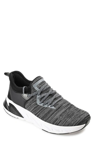 Vance Co. Men's Gibbs Knit Athleisure Sneakers In Gray