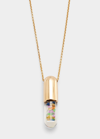 Robinson Pelham Large Elixir Mixed-color Sapphire Necklace In Gold