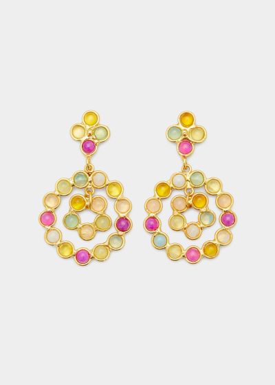 Sylvia Toledano Women's Flower Candies 22k Gold-plated Multi-stone Earrings