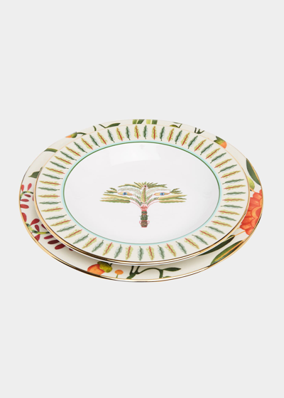 La Doublej Soup And Dinner Set Of 2 In Multicolor