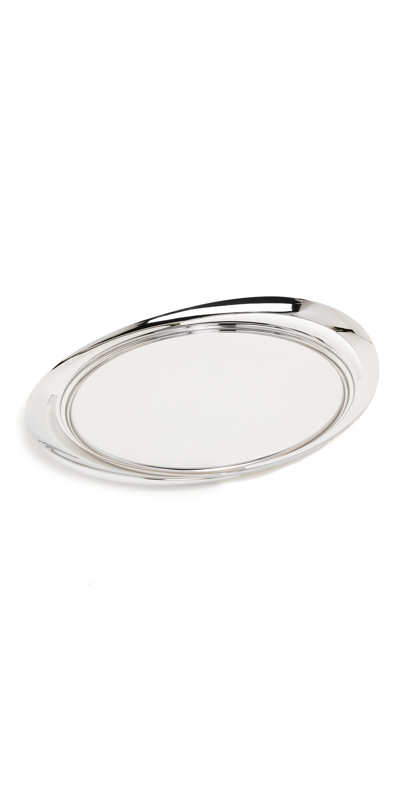 Georg Jensen Cobra Serving Tray In Silver