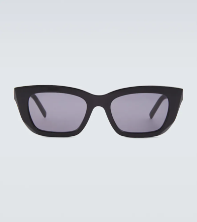 Givenchy Square Sunglasses In Shiny Black / Smoke