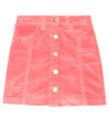 Molo Kids Pink Bera Denim Skirt In Petals