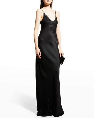 floor-length cami dress in ivory by victoria beckham Floor-Length Cami Dress In Ivory  Victoria Beckham