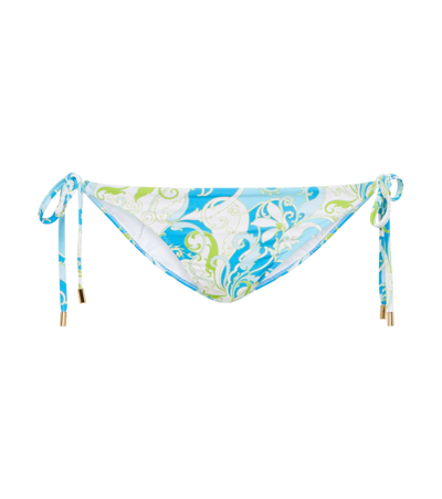 Melissa Odabash Portugal Printed Bikini Bottoms In Paisley Bl