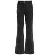 Apc Nikki High-rise Straight-leg Jeans In Grey