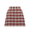 SEE BY CHLOÉ CHECKED COTTON-BLEND MINISKIRT