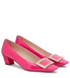 Roger Vivier Belle Vivier Patent Leather Pumps In Flashy Rose