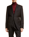 Tom Ford Men's Solid Master Twill Two-piece Suit In Blk Sld