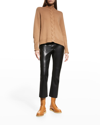 MAX MARA OCEANIA TURTLENECK CABLE-KNIT CASHMERE SWEATER