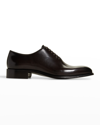 TOM FORD MEN'S CLAYDON BURNISHED LEATHER OXFORDS