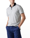 Rodd & Gunn Stanley Sports Fit Dot Short Sleeve Polo In Smoke