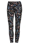 Sweaty Betty Power Pocket Workout Leggings In Blue Floral Pop Print