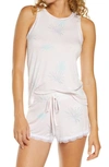 Honeydew Intimates All American Shortie Pajamas In Sand Bar Palms