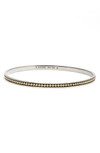 Lagos 18k Gold And Sterling Silver Enso Bangle Bracelet In Silver/ Gold