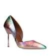 Kurt Geiger Bond Metallic-leather Courts In Pastel Multi