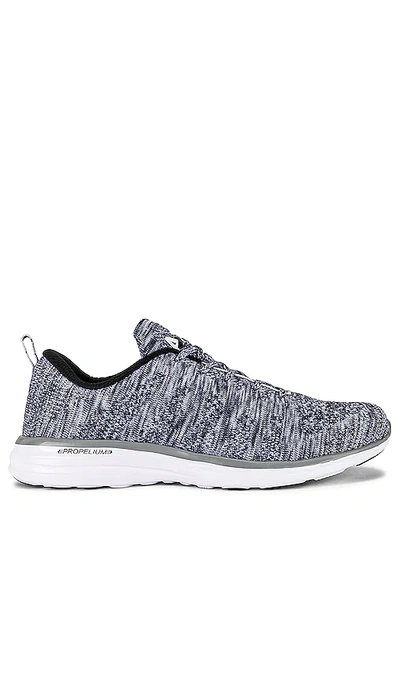 Apl Athletic Propulsion Labs Techloom Pro Knit Running Shoe In Grey